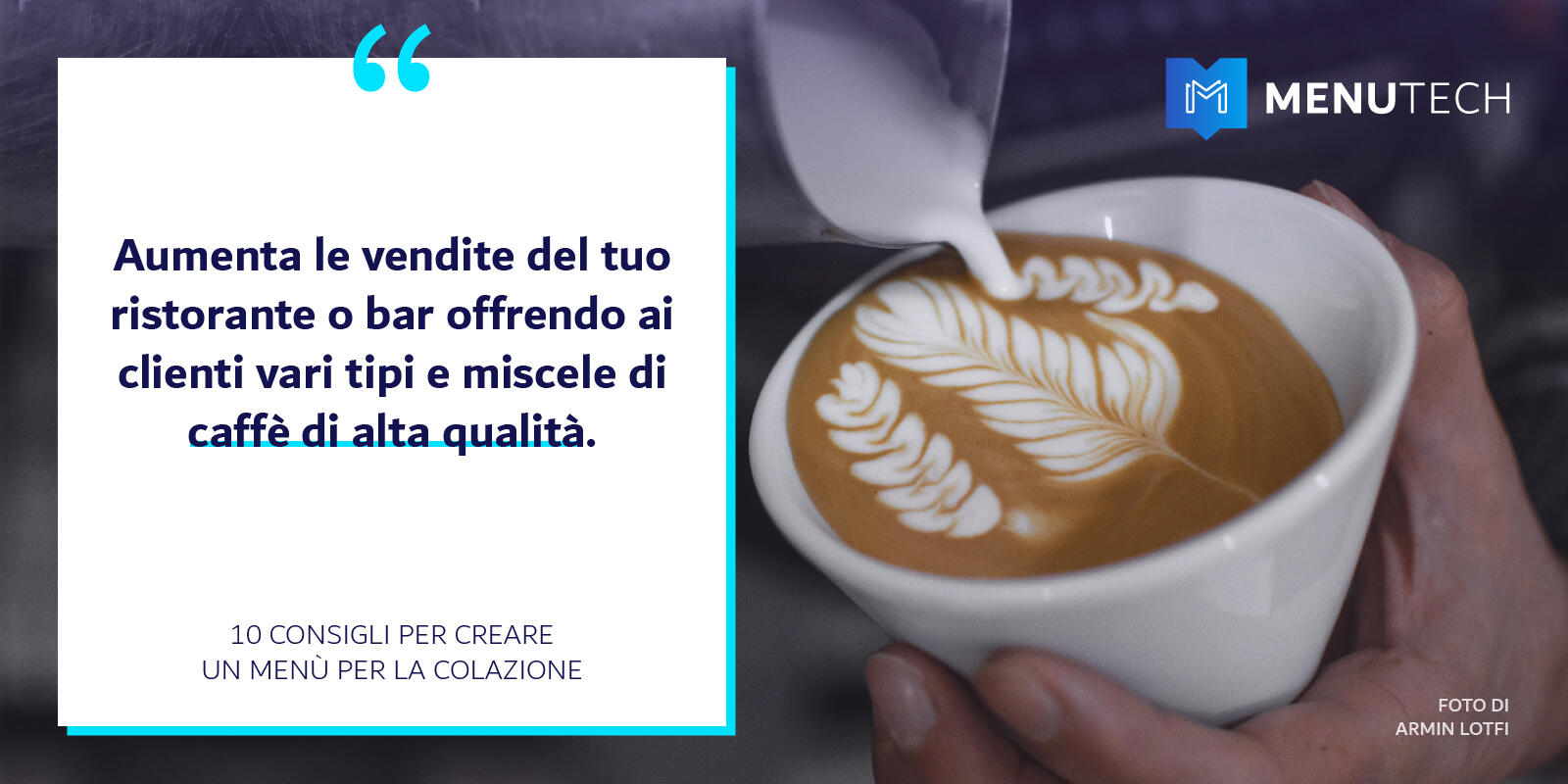 Coffee art Menutech Breakfast menus