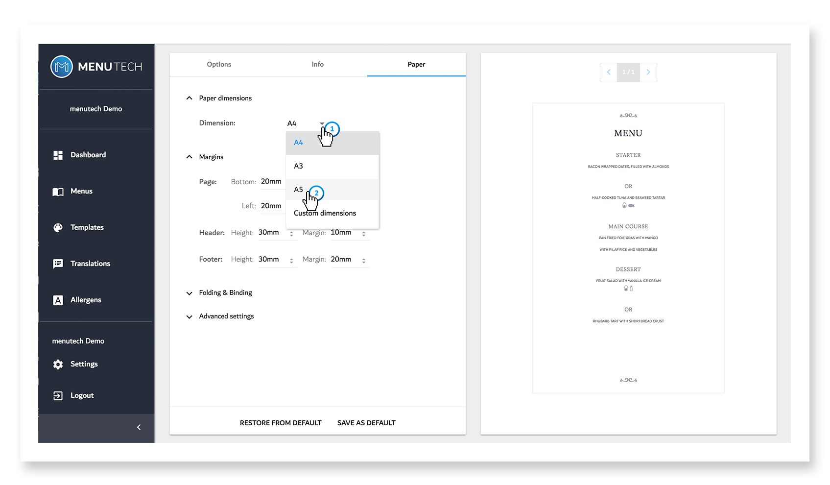 Step 3: Edit your template