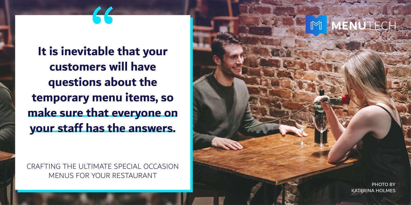Valentine's Day Specials menus on Menutech