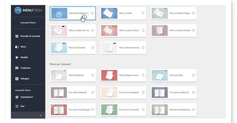 Step 2: Scelga un modello