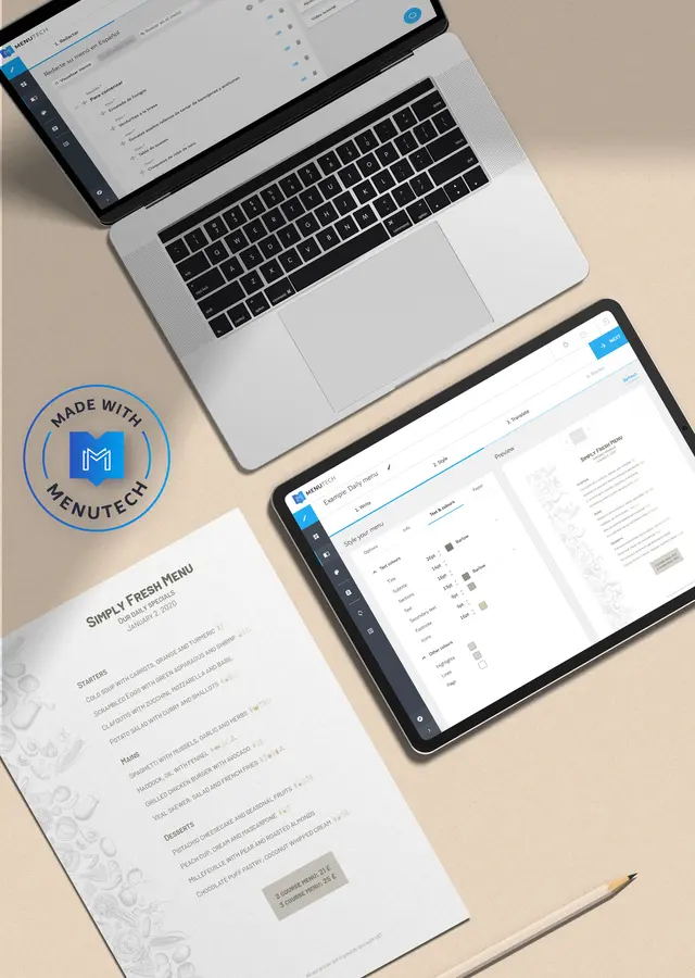 Menutech Menu AI Automation Recommendations