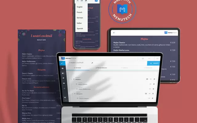 Menutech Il software per tradurre i menù