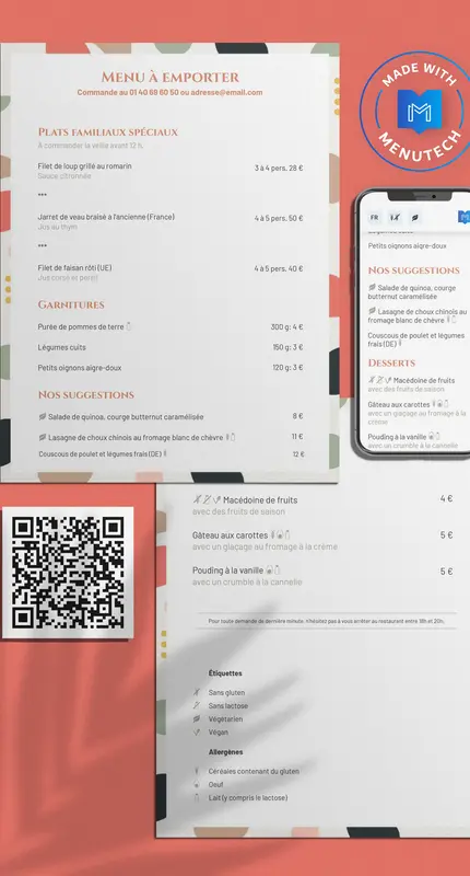 Menutech Détection automatisée des allergènes par